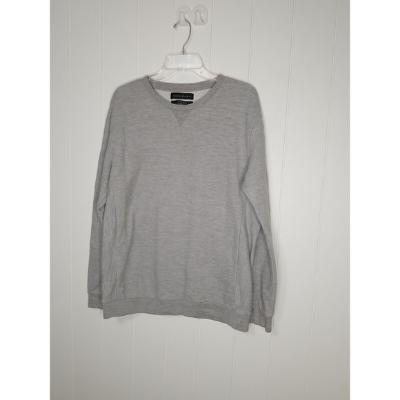 Zara Mens XXL Gray Sweatshirt Pullover Essentials Slim Fit Daily Outfit - Picture 2 of 13